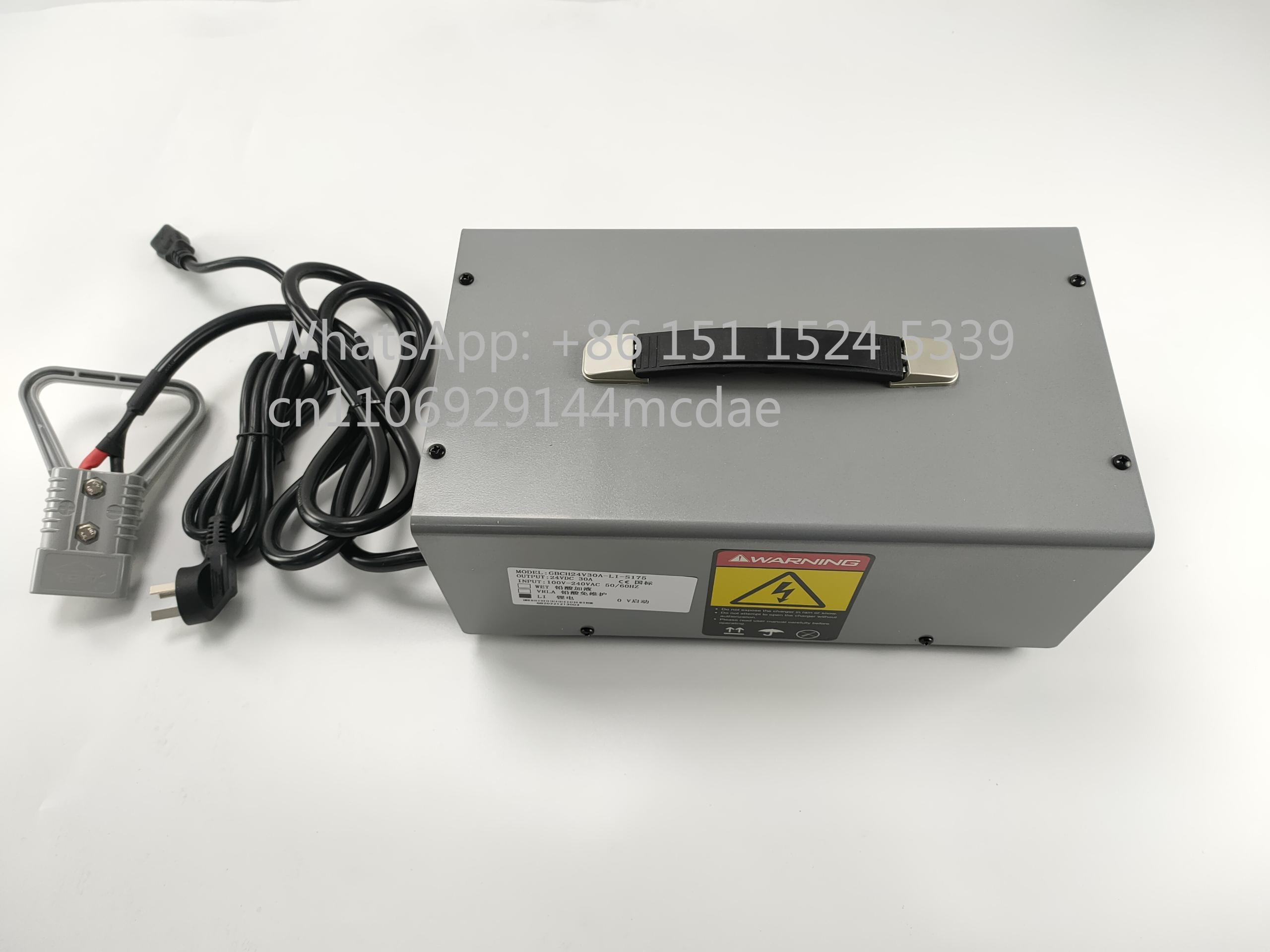 Electric Forklift - อะไหล่รถยกปี 2026 รุ่น SWCH24V30A-LI-S50 /GBCH-24V30A เครื่องชาร์จแบตเตอรี่ลิเธียมสำหรับรถยกพาเลทไฟฟ้า