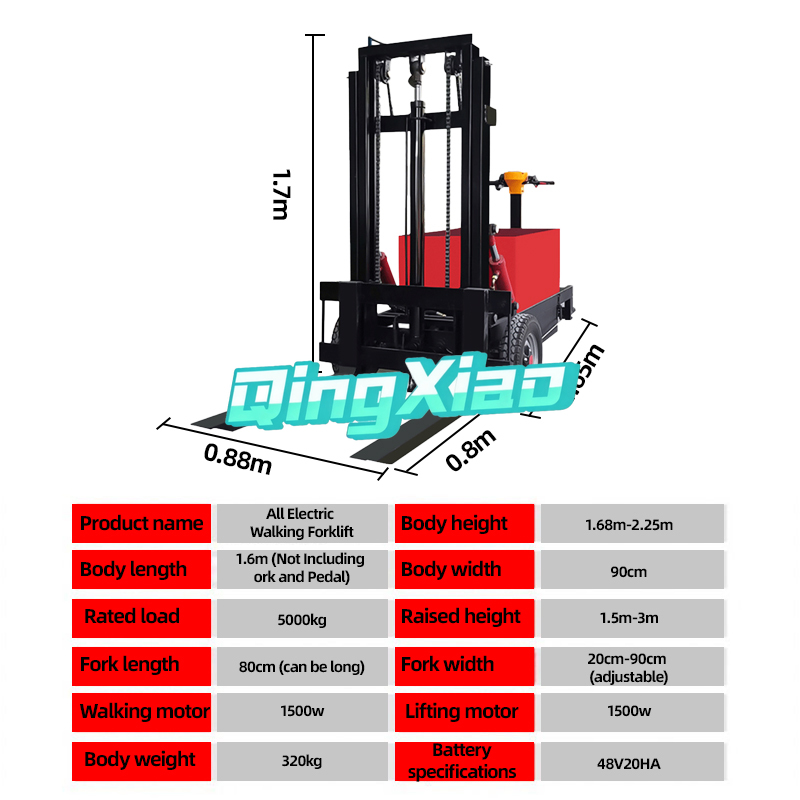รถยกขนาดเล็กแบบพกพา กึ่งไฟฟ้า  - Electric Forklift บทวิจารณ์และราคา