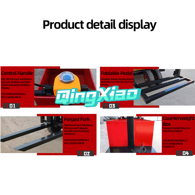 รถยกขนาดเล็กแบบพกพา กึ่งไฟฟ้า  - Electric Forklift บทวิจารณ์และราคา