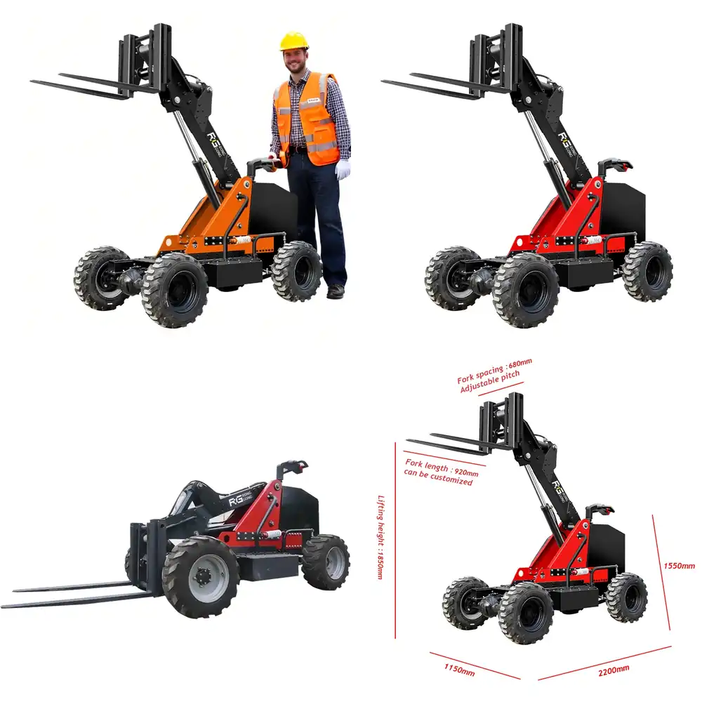 รถยกไฟฟ้าขนาดเล็ก 1 ตัน 1.5 ตั - Electric Forklift บทวิจารณ์และราคา