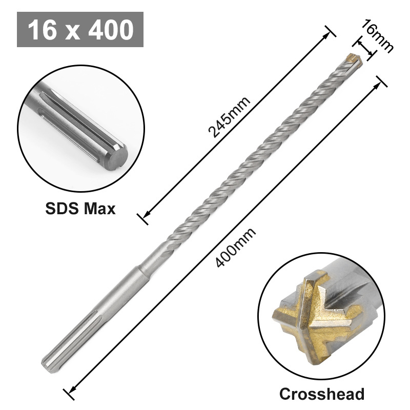 ดอกสว่านเจาะคอนกรีตแบบหัวไขว้  - Concrete Breaker Demolition บทวิจารณ์และราคา