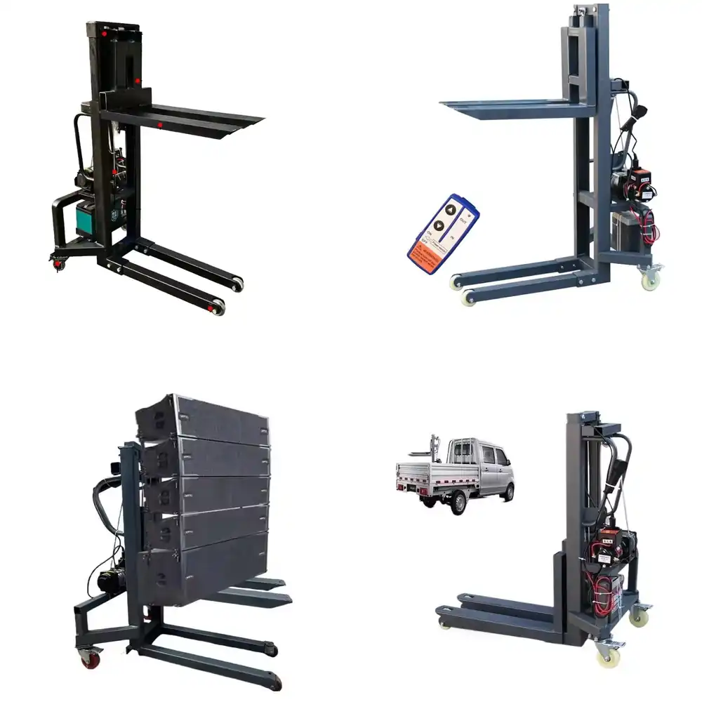 รถยกไฟฟ้าแบบพกพา ปรับความสูงได - Electric Forklift บทวิจารณ์และราคา