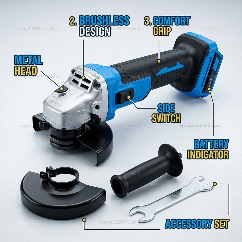 เครื่องเจียรไร้สายแบบไร้แปรงถ่ - Heavy Equipment Grinder บทวิจารณ์และราคา